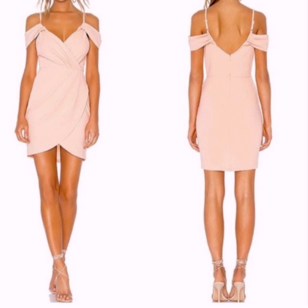 REVOLVE By the way Brenda drapey shoulder dress size S party mini spring summer